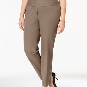 alfani slim leg tummy control pants